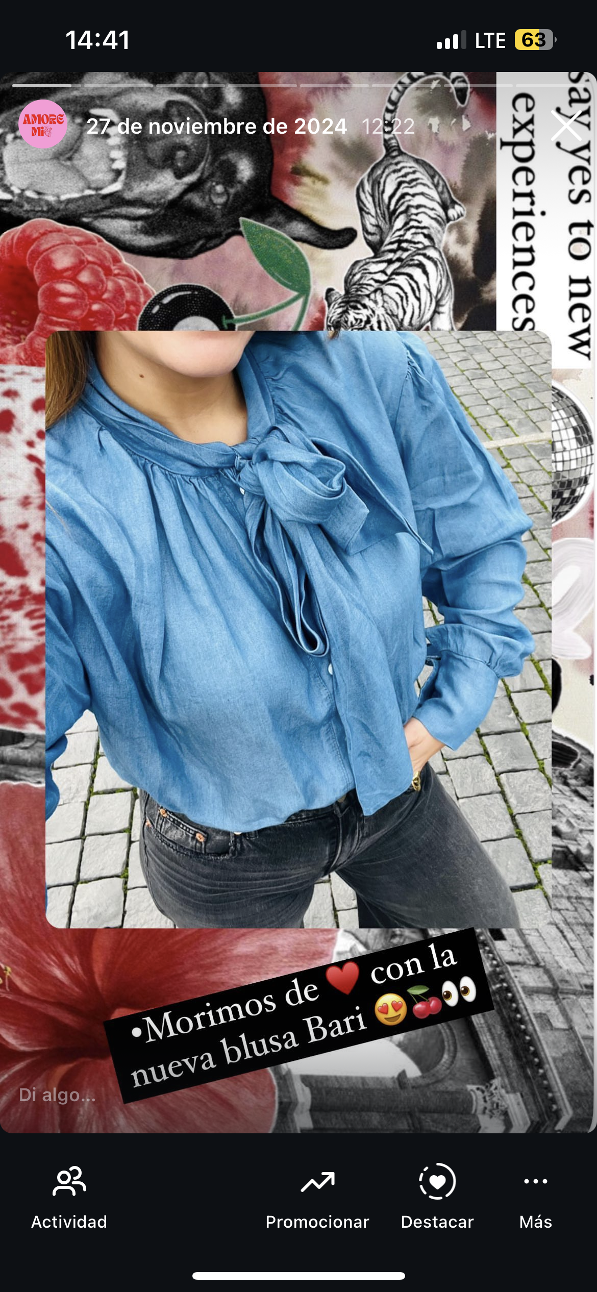 BLUSA LAZO