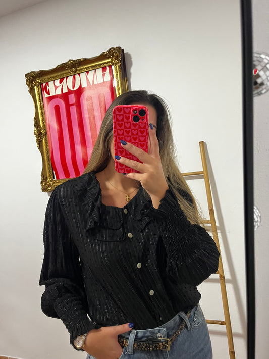 BLUSA CLARA NEGRA