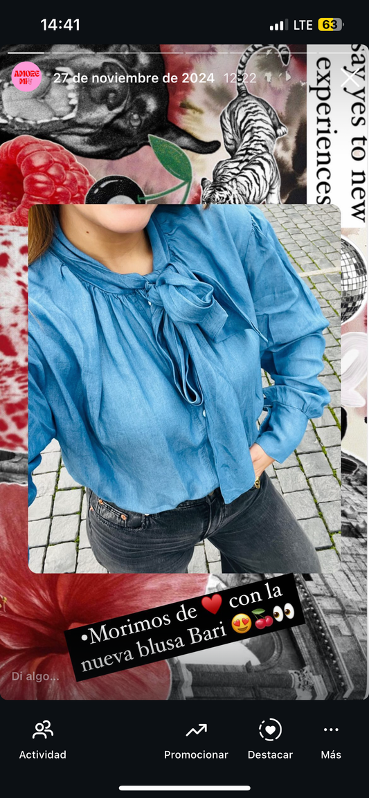 BLUSA LAZO