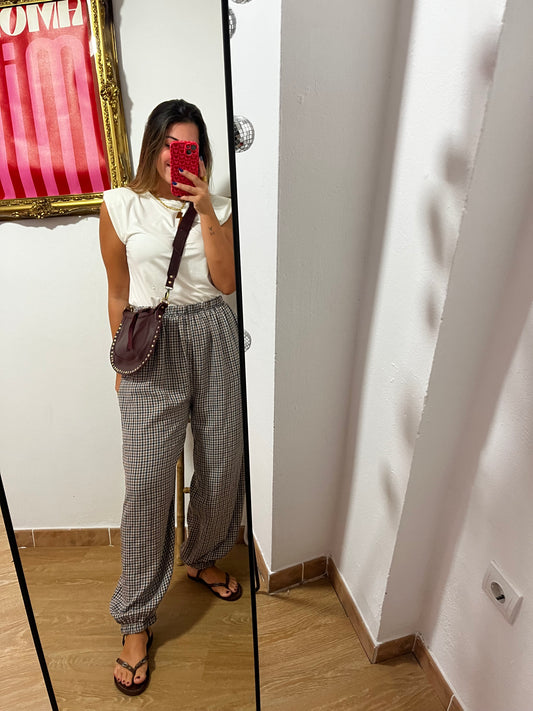 Pantalón cuadros Marina