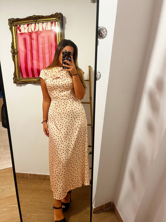 Vestido Carla Beige