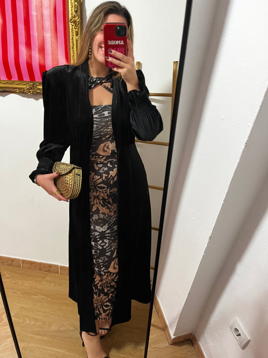 CAFTÁN TERCIOPELO NEGRO