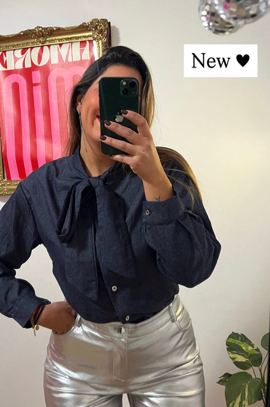 BLUSA LAZO DENIM